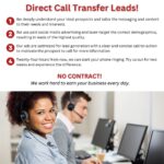 direct call transfer leads - direct mail leads